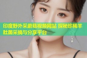 印度野外采蘑菇视频网站 探秘珍稀羊肚菌采摘与分享平台