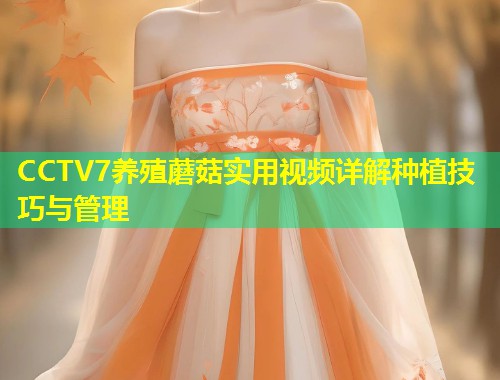 CCTV7养殖蘑菇实用视频详解种植技巧与管理  第1张