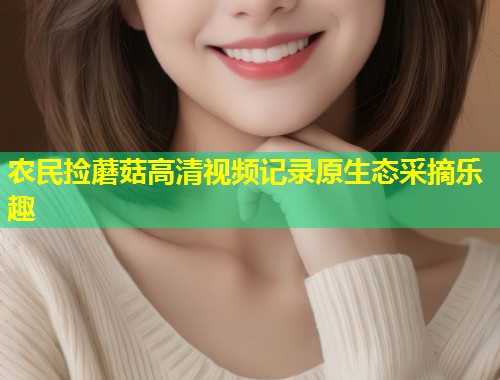 农民捡蘑菇高清视频记录原生态采摘乐趣  第2张