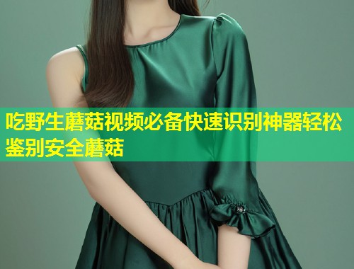 吃野生蘑菇视频必备快速识别神器轻松鉴别安全蘑菇  第1张